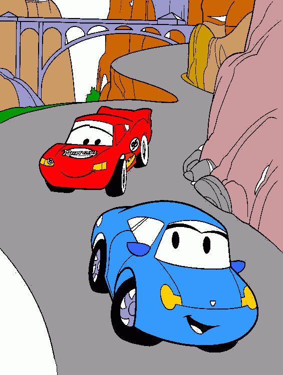 To my own Lightning McQueen coloring page