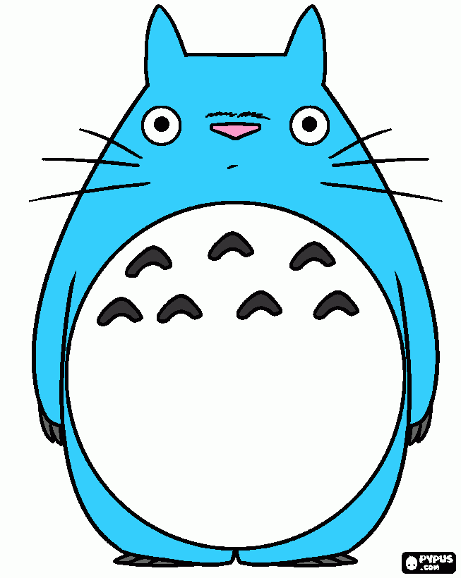 tororo coloring page