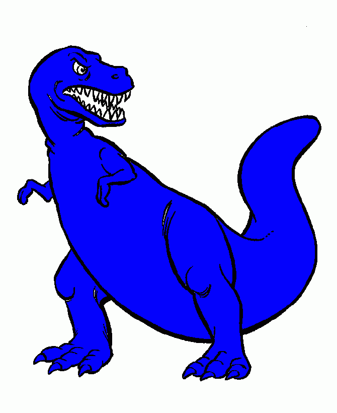 T.REX coloring page