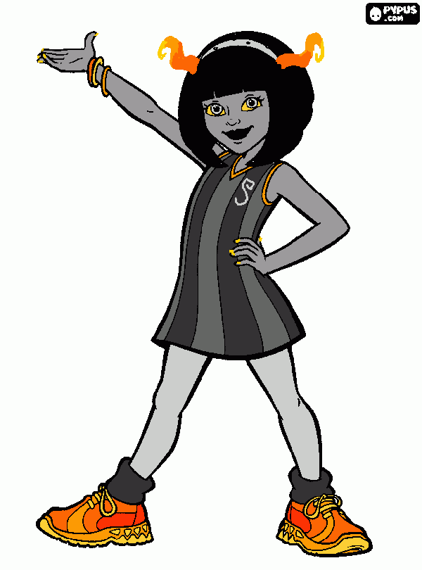 troll stefni coloring page