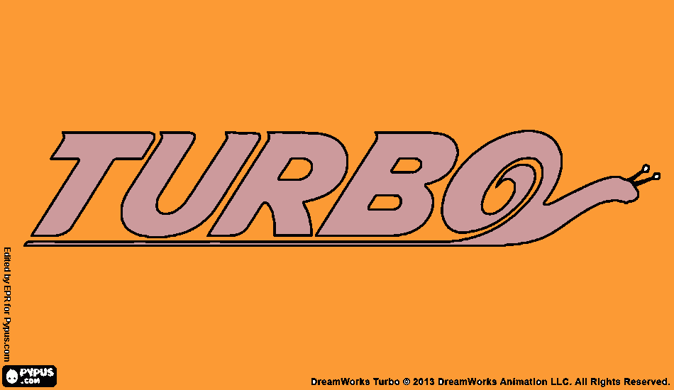 tubro coloring page