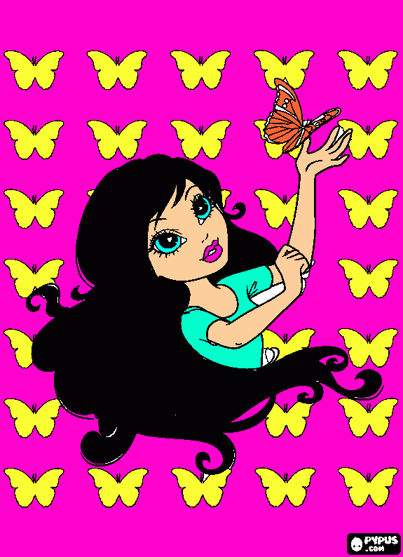 Tushin coloring page