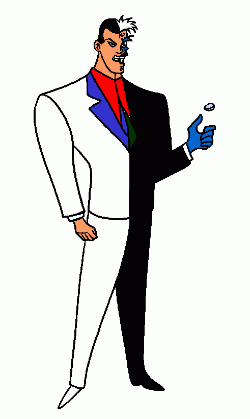 Two Face coloring page