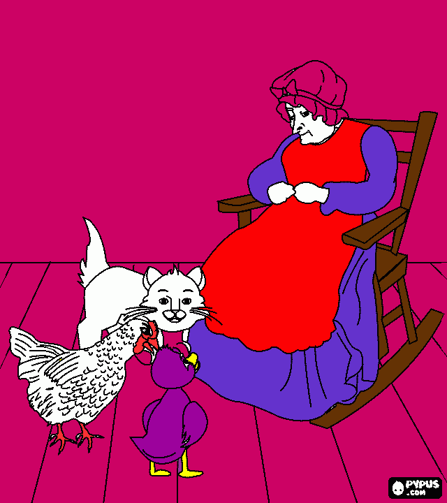 ugly duckling 8 coloring page