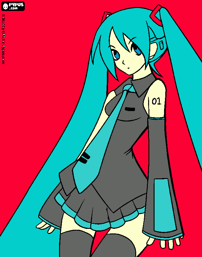uh, miku draw thing coloring page