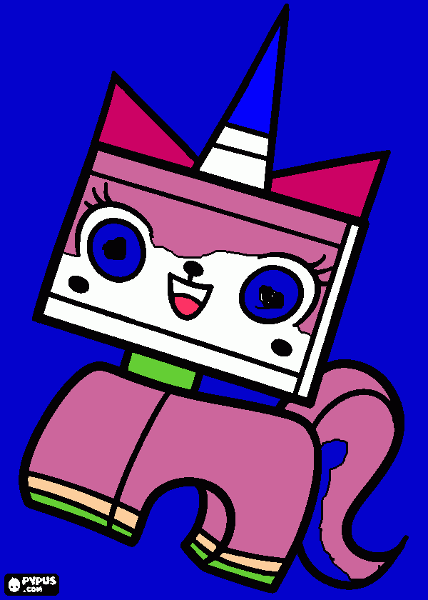 Unikitten coloring page