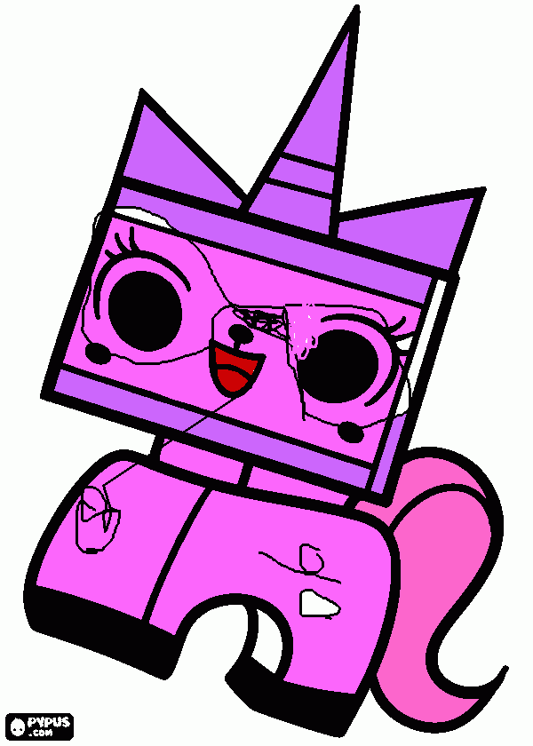UniKitty coloring page