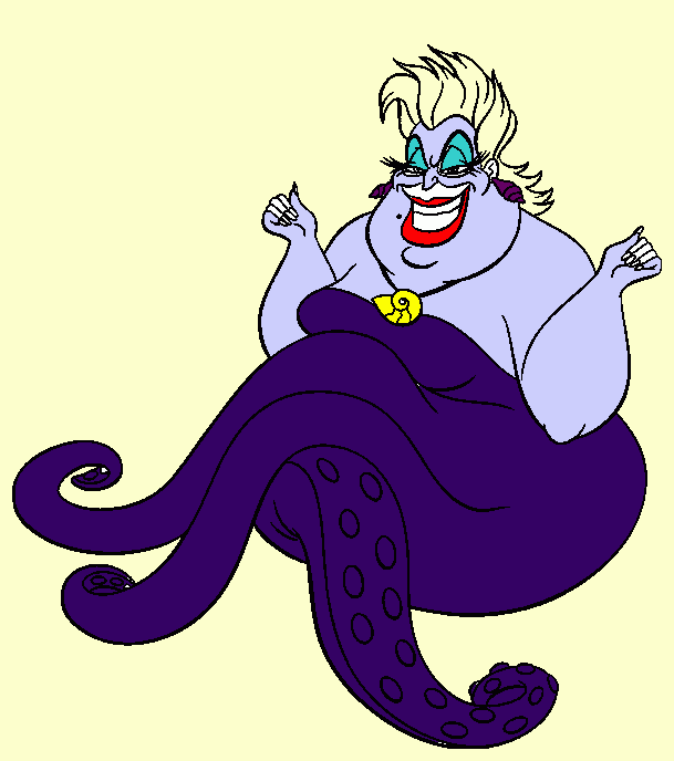 ursula coloring page