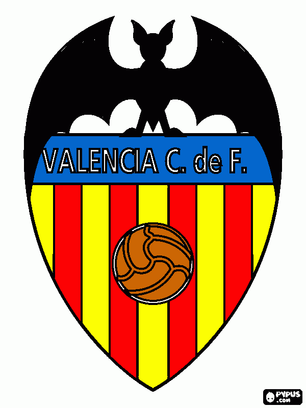 valencia cf coloring page