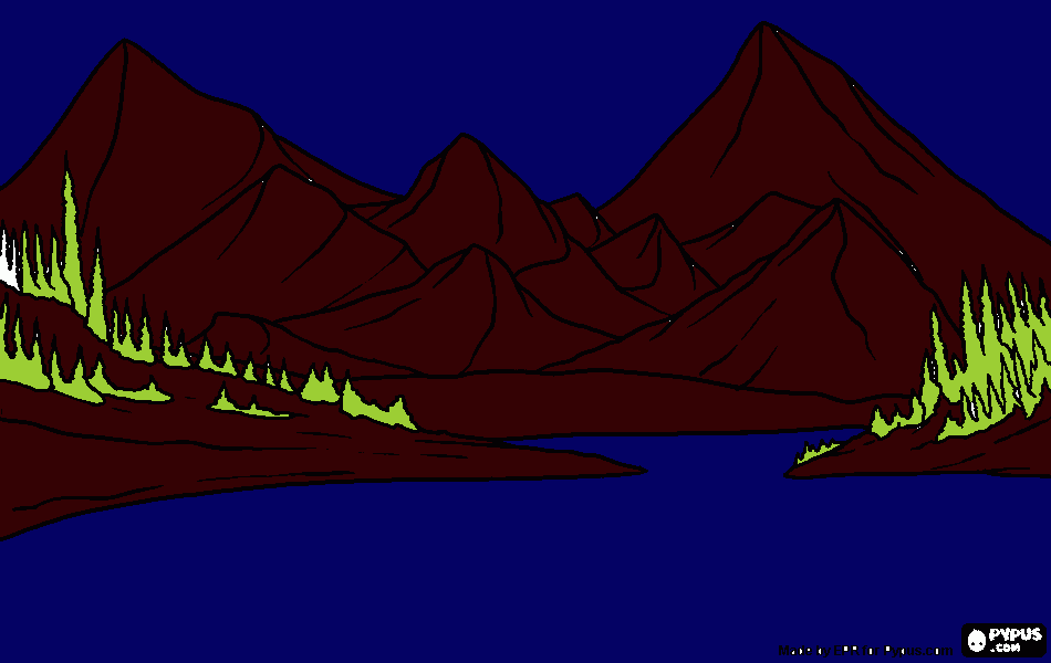 valley coloring page