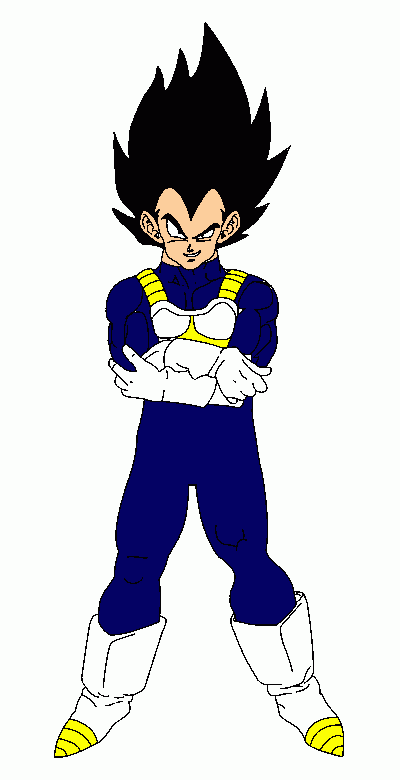vegeta coloring page