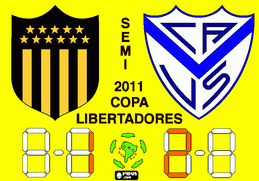 velez peñarol coloring page