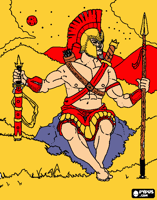 warruir coloring page