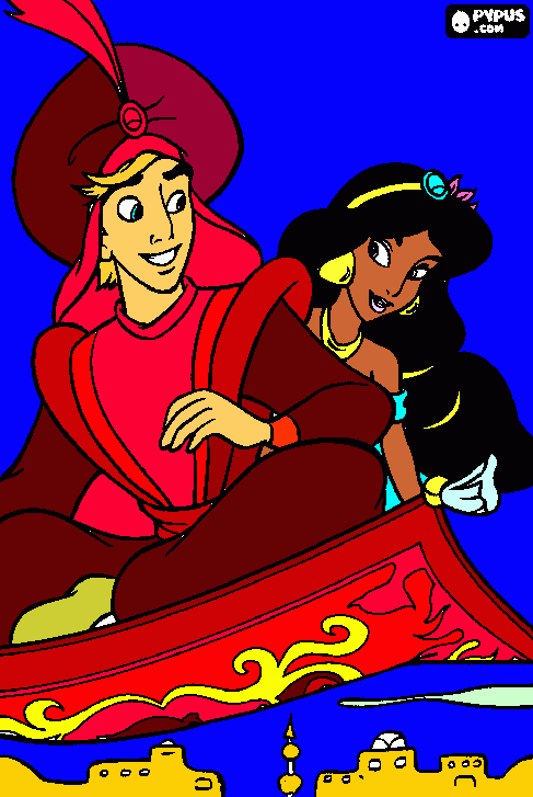 White man treats blak woman like a proncess coloring page
