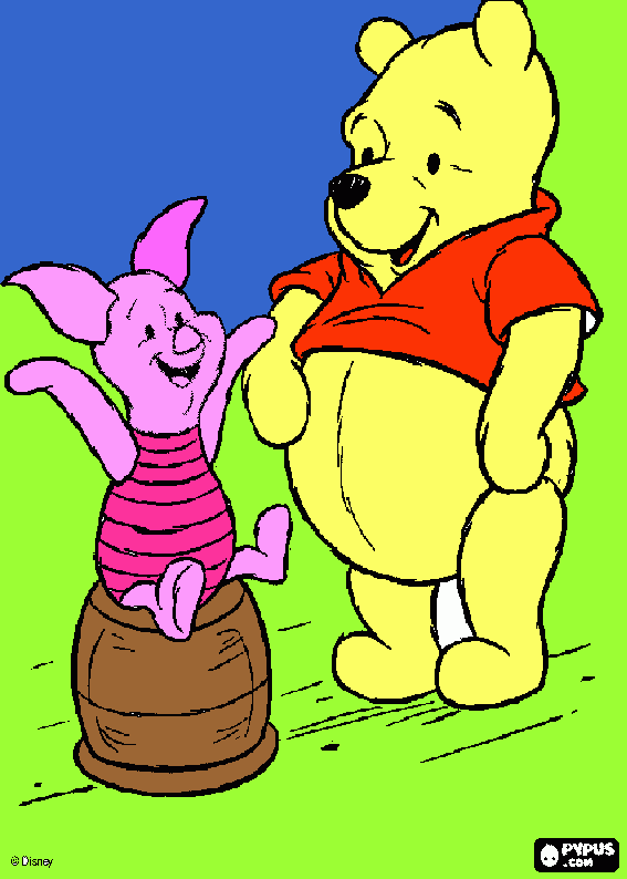 Winnie the pooh coloring page