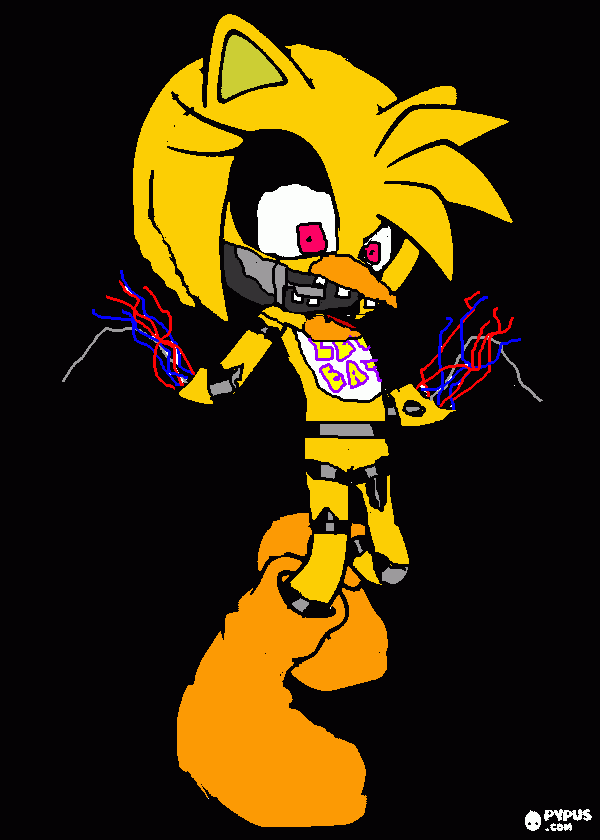 Withered Amy coloring page