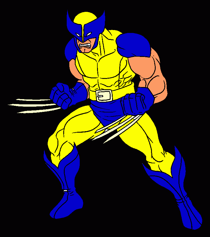 wolverine coloring page