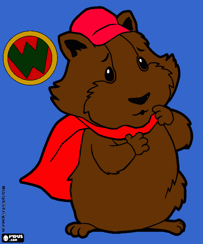 wonder pet coloring page