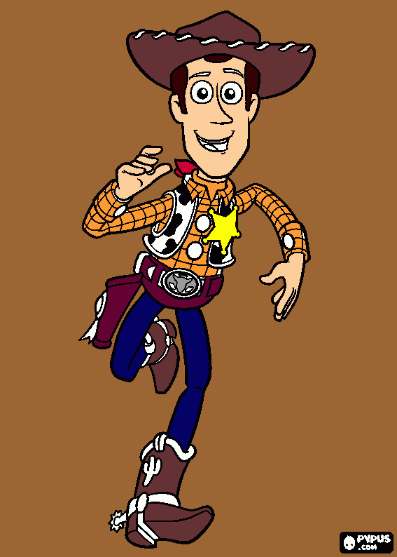 woody coloring page
