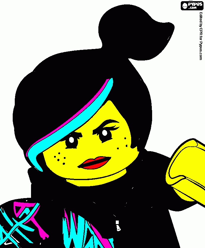 wylde style coloring page