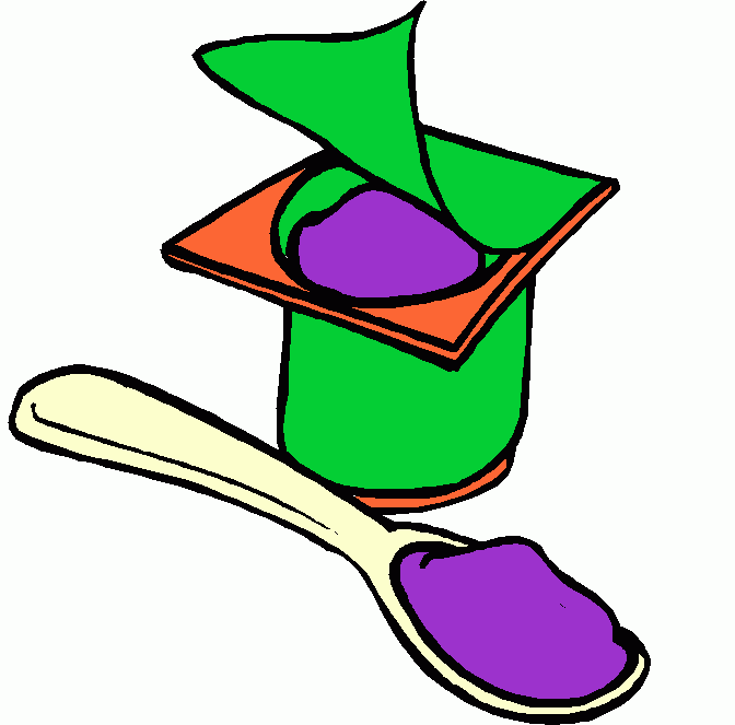 Yogurt Cup coloring page