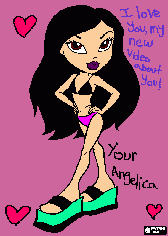 Your Angelica coloring page