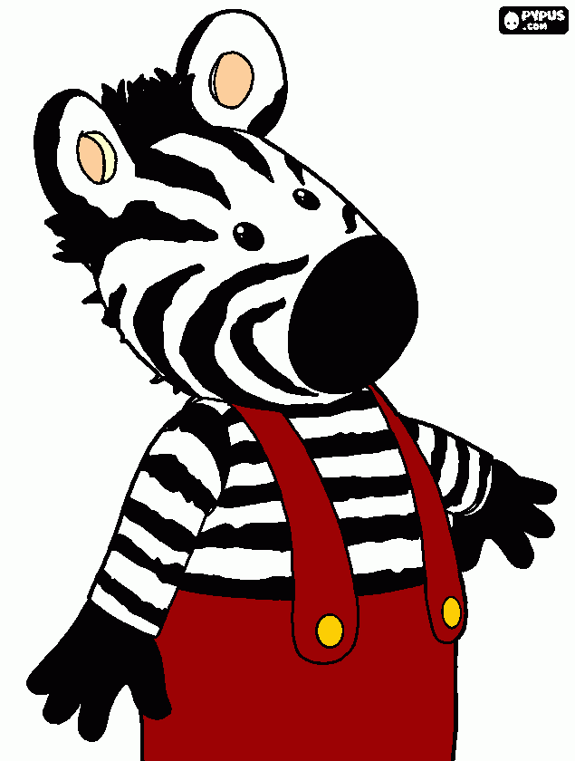 Zigby coloring page