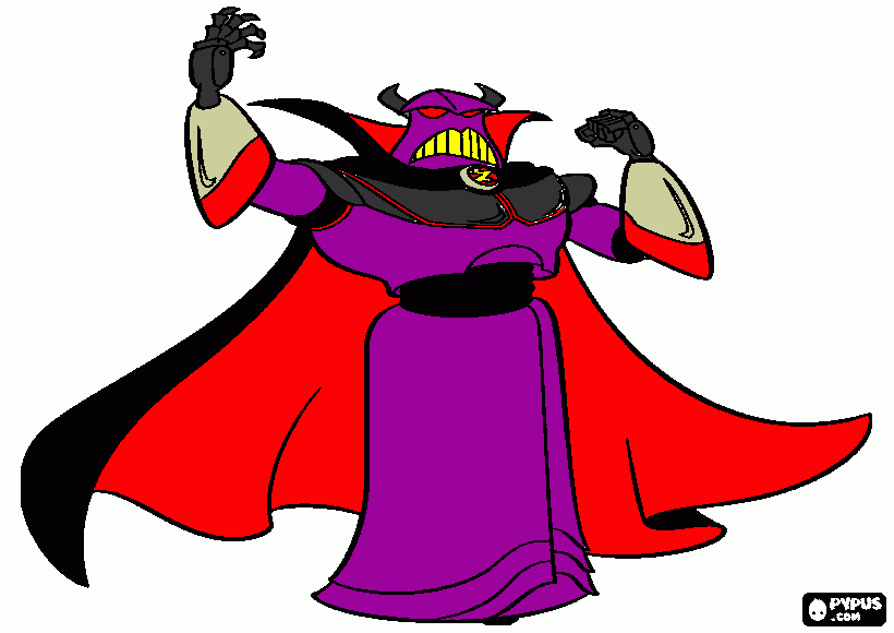 Zurg mark II F11 coloring page