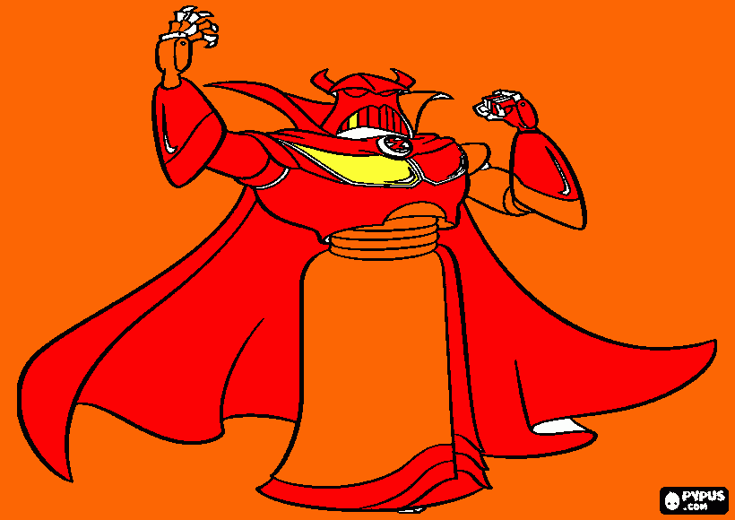 zurg coloring page