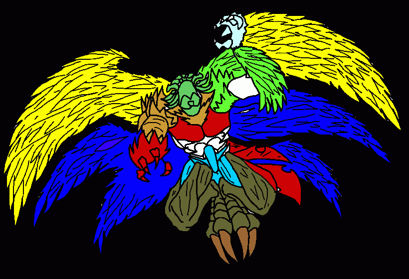 Đavolji feniks coloring page