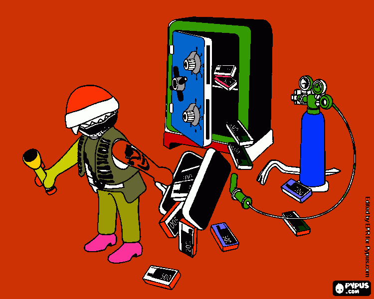 ΚΛΕΦΤΗΣ PLAYMOBIL coloring page